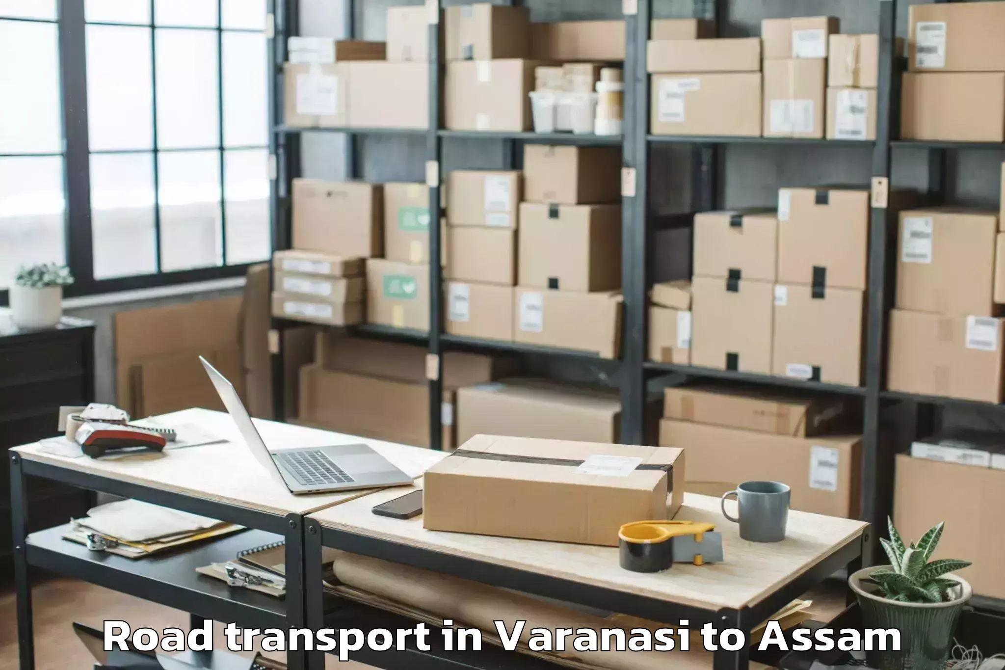 Professional Varanasi to Lumding Road Transport